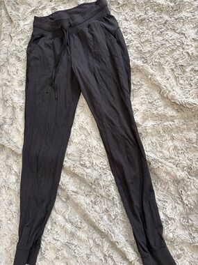 lululemon athletica Black Slim Drawstring Joggers